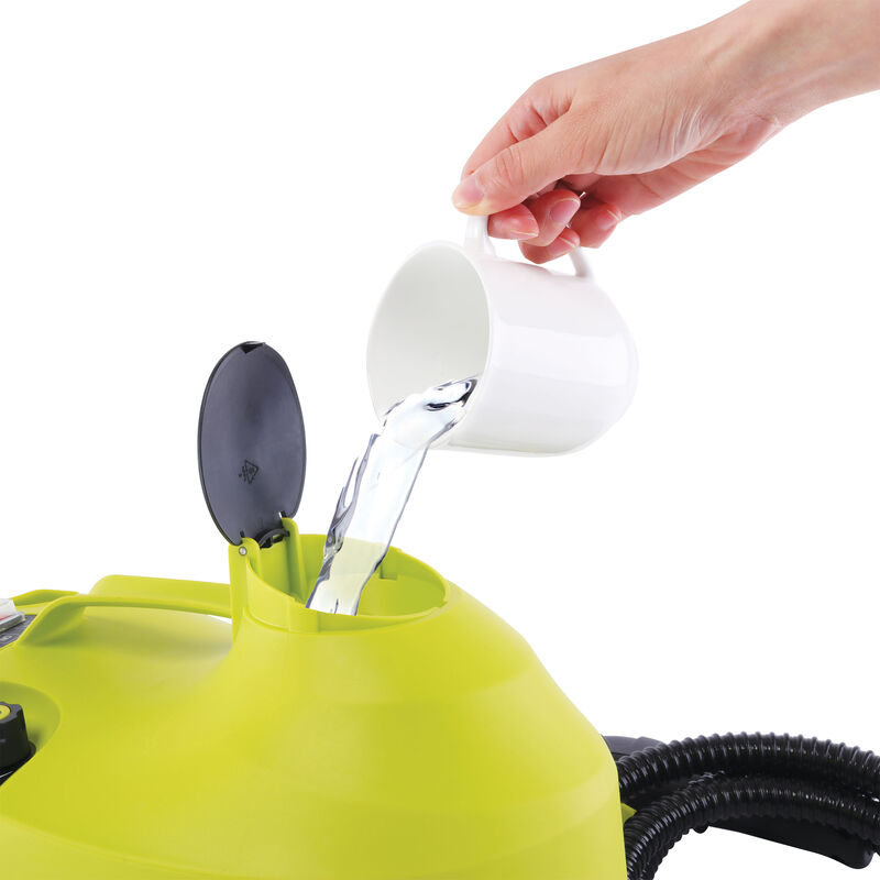 Sun Joe Multi-use Heavy Duty Steamer with On-Demand Continuous Fill Technology - Green, , hires