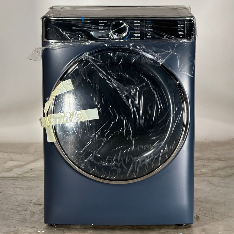 GE Profile 28 in. 7.8 cu. ft. Smart Stackable Electric Dryer with Sensor Dry, Sanitize & Steam Cycle - Sapphire Blue (Open Box Good Condition), , hires