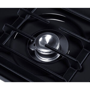Summit 24 in. 4-Burner Natural Gas Cooktop with Gas Spark Ignition - Black, , hires