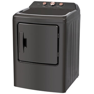 Midea 27 in. 7.0 cu. ft. Electric Dryer with Sensor Dry - Metallic Gray, Metallic Gray, hires