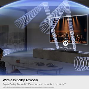Samsung 7.1.2 Channel Dolby Atoms Smart Sound Bar with Bluetooth - Black, , hires
