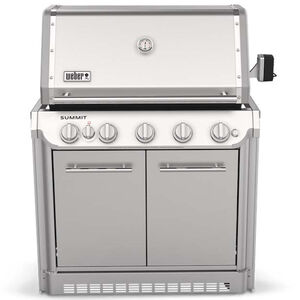 Weber Summit SB38 S Series 5-Burner Built-In Liquid Propane Gas Grill with Rotisserie & Smoker Box - Stainless Steel, , hires