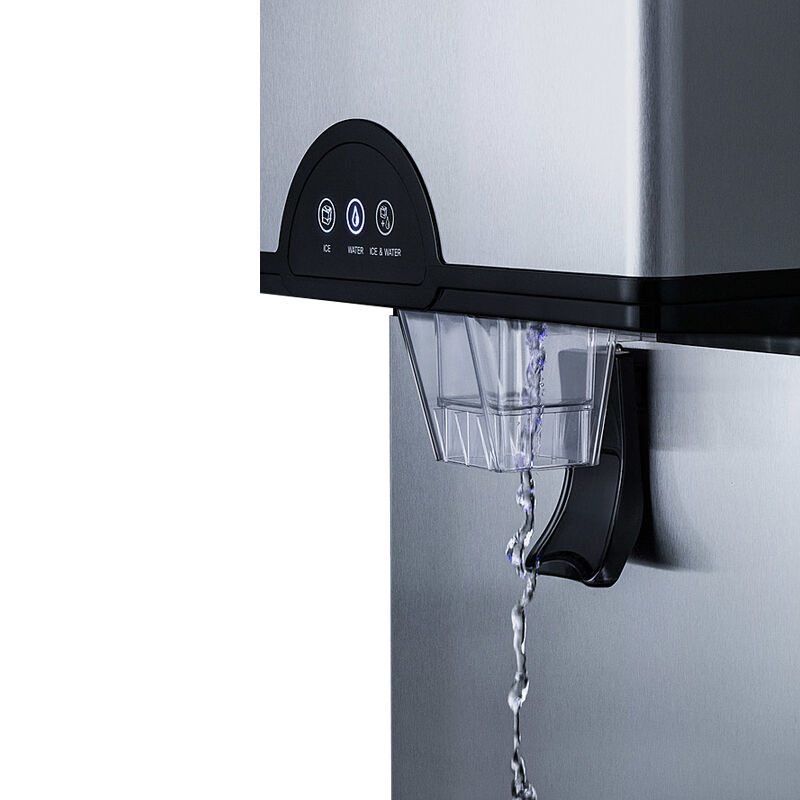 Summit 17 in. Commercial-Use Ice Maker with 11 lb. Ice Storage & Digital Control - Stainless Steel, , hires