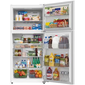 Frigidaire 30 in. 21.6 cu. ft. Garage-Ready Top Freezer Refrigerator - White, , hires