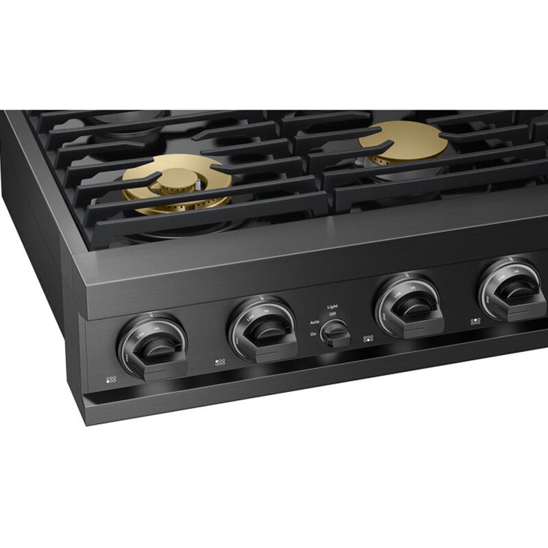 Dacor Transitional 36 in. 6-Burner Smart Natural Gas Rangetop with Simmer Burner & Power Burner - Graphite Stainless, , hires