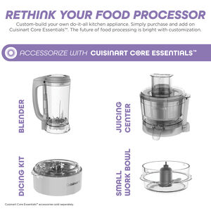 Cuisinart Core Custom 13-Cup Food Processor - Sand Dollar White, , hires