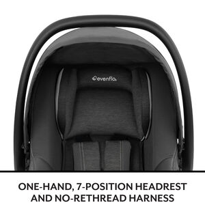 Evenflo Litemax NXT Infant Car Seat with SensorSafe - Anchor Gray, , hires