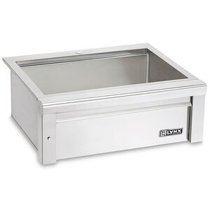 Lynx 30" Drop-In Single Bowl Outdoor Sink with 10 1/2" Bowl Depth - Stainless Steel, , hires