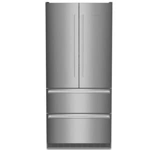 Liebherr 36 in. 19.5 cu. ft. Counter Depth 4-Door French Door Refrigerator with Ice Maker - Stainless Steel, , hires