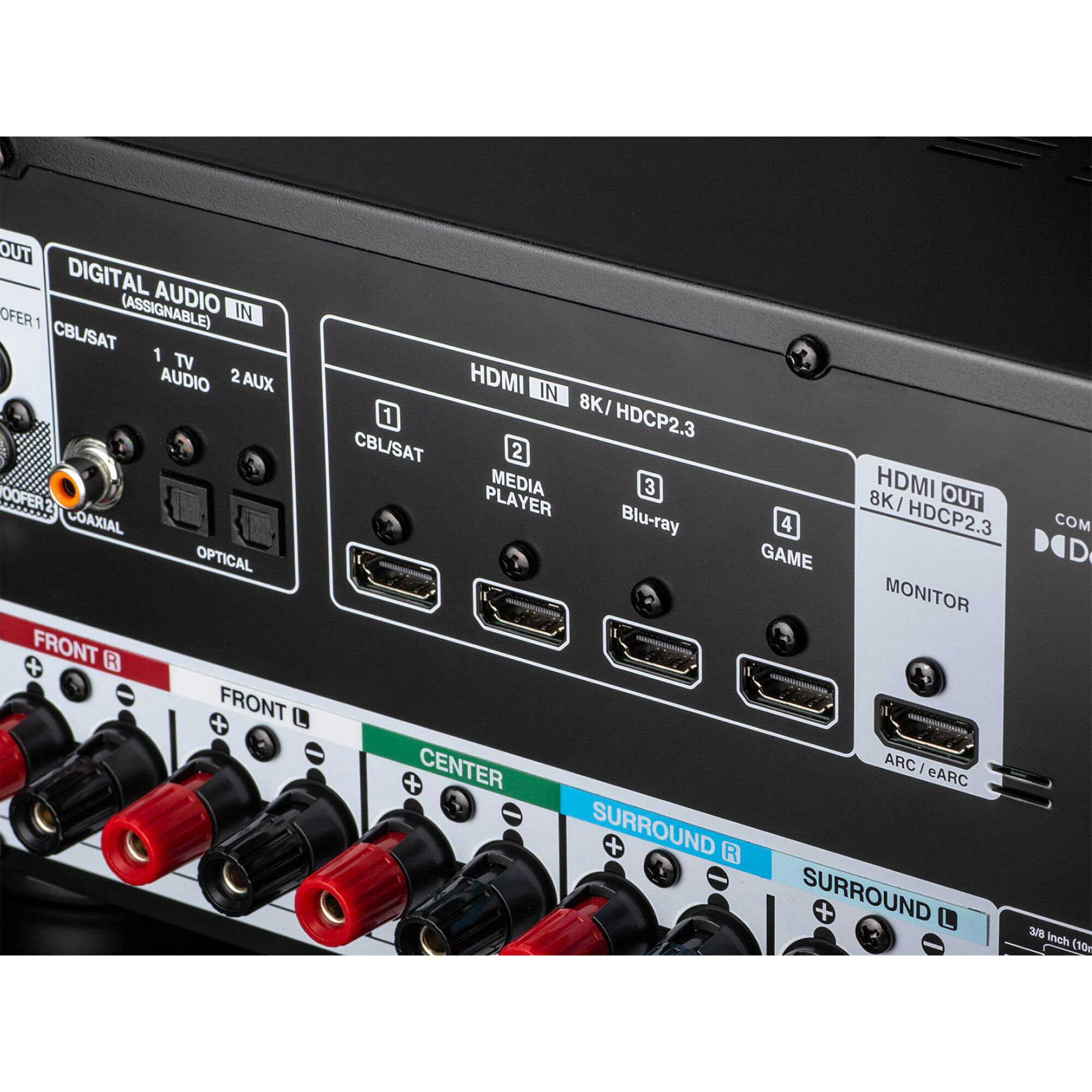 Denon 5.2 Ch. 70W 8K AV Receiver - Black | P.C. Richard & Son