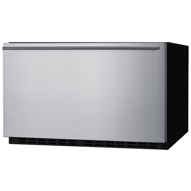 Summit 30 in. 2.5 cu. ft. Outdoor Refrigerator Drawer - Stainless Steel/Panel Ready, , hires