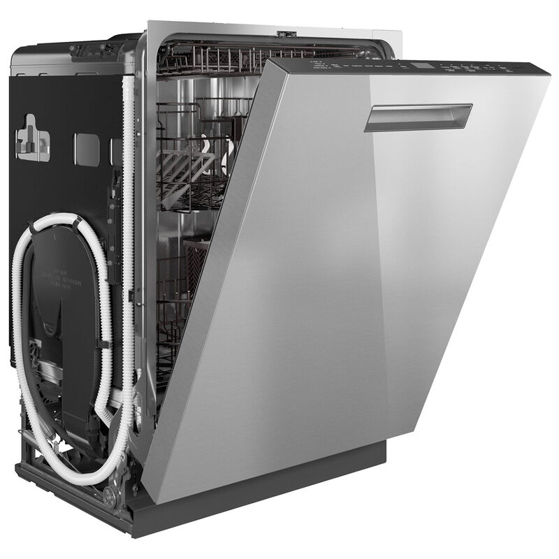 Cafe 24 in. Top Control Smart Dishwasher with 39 dBa Sound Level, 3rd-Rack, Dual Convection Ultra Dry & Pocket - Platinum Glass, , hires