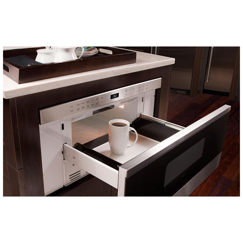 Wolf 30 in. 1.2 cu. ft. 950W Drawer Microwave with Sensor Cooking - Stainless Steel, , hires