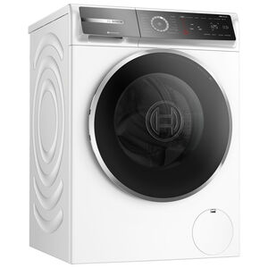 Bosch 500 Series 24 in. 2.4 cu. ft. Smart Stackable Front Load Washer with Sanitize Cycle - White, , hires