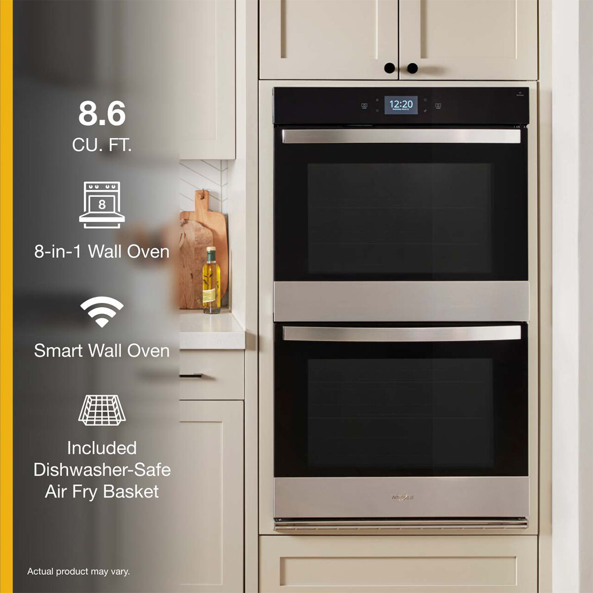 Whirlpool 27 in. 8.6 cu. ft. Smart Top Control Electric Double