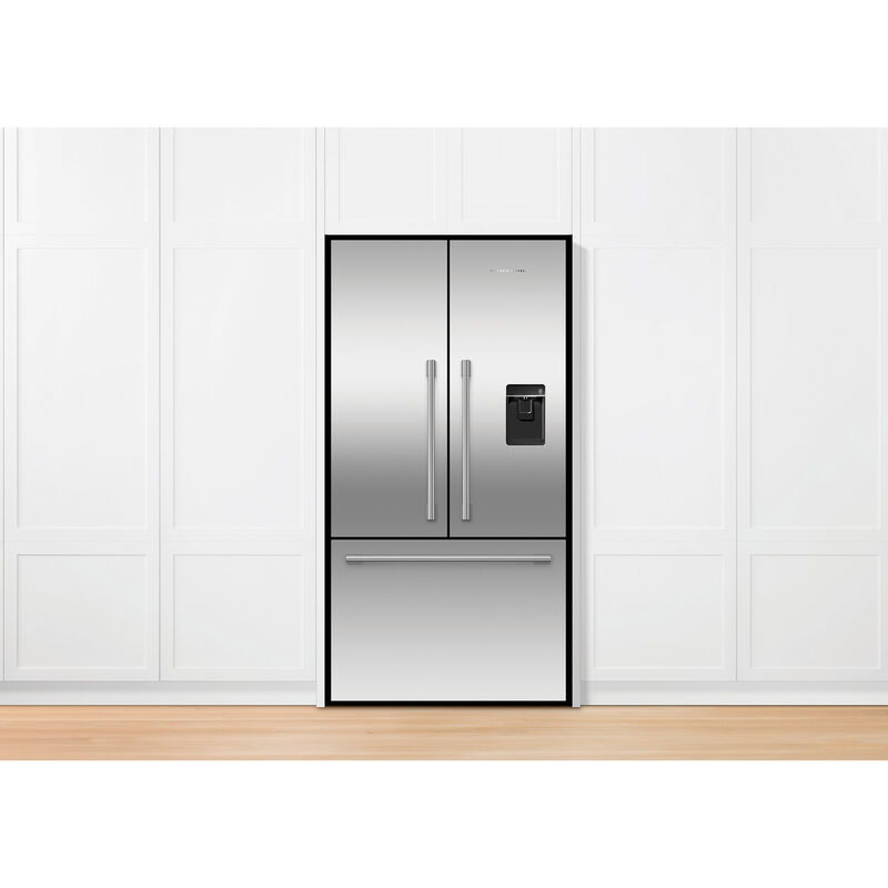Fisher Paykel Pro Series 7 36 in. 20.1 cu. ft. Counter Depth French Door Refrigerator with Water Dispenser - Stainless Steel, , hires