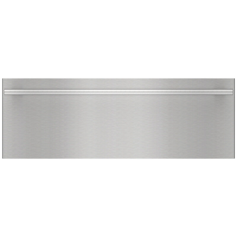 Wolf 30 in. M Series Contemporary Stainless Steel Warming Drawer Front Panel with Tubular Handle, , hires