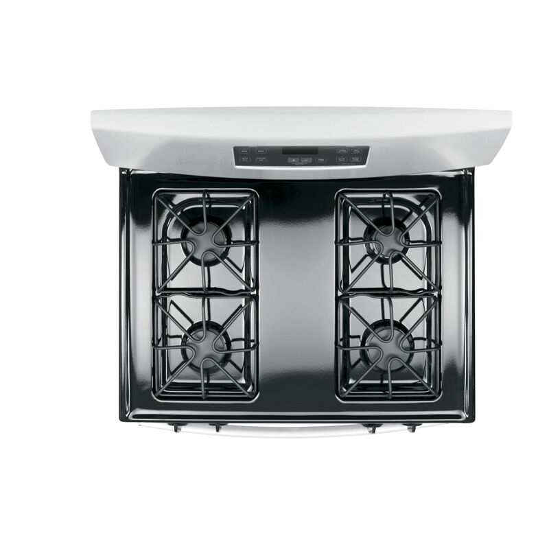 GE 30 in. 4.8 cu. ft. Oven Freestanding Gas Range with 4 Sealed Burners - Stainless Steel, Stainless Steel, hires
