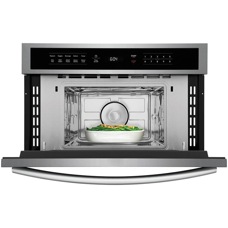 Frigidaire Gallery 30 in. 1.6 cu. ft. 950W Built-In Microwave with Sensor Cooking - Stainless Steel, Stainless Steel, hires