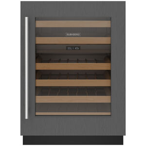 Sub-Zero Designer Series 24 in. Undercounter Smart Wine Cooler with Wood Racks, Dual Temperature Zones & 42 Bottle Capacity - Custom Panel Ready, , hires