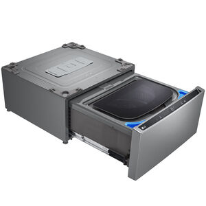 LG SideKick 27 in. 1.0 cu. ft. TwinWash Compatible Pedestal Washer - Graphite Steel, , hires