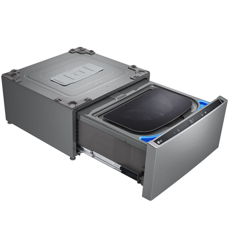 LG SideKick 27 in. 1.0 cu. ft. TwinWash Compatible Pedestal Washer - Graphite Steel, , hires