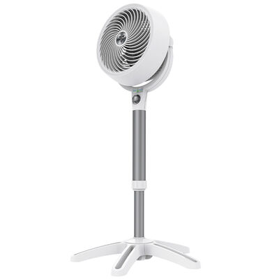 Vornado 38 in. 683DC Energy Smart Variable Speed Pedestal Fan with Adjustable Height 32"-38" - White | CR1-0275-73