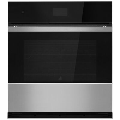 JennAir Noir 27" 4.3 Cu. Ft. Electric Wall Oven with Standard Convection & Self Clean - Floating Glass Black | JJW2427LM