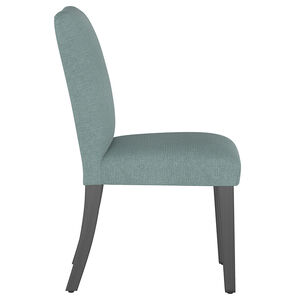 Skyline Furniture Linen Fabric Dining Chair - Seaglass, , hires