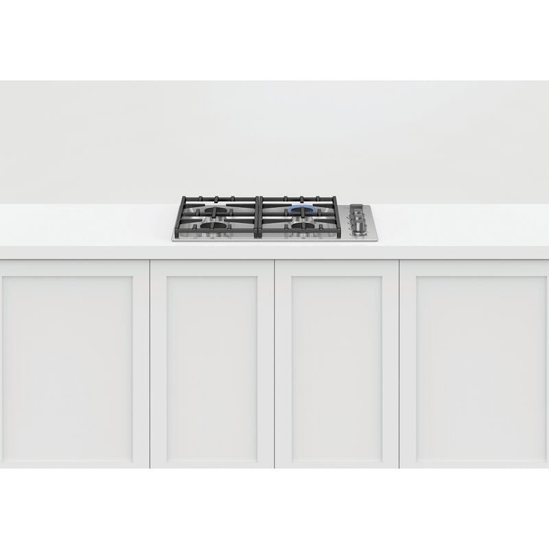Fisher & Paykel Series 7 30 in. 4-Burner Natural Gas Cooktop with Simmer Burner & Power Burner - Stainless Steel, , hires