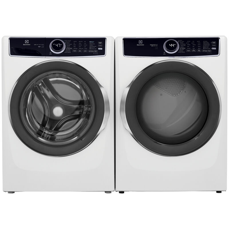 Electrolux 500 Series 27 in. 8.0 cu. ft. Stackable Gas Dryer with 10 Dryer Programs, 7 Dry Options, Sanitize Cycle & Wrinkle Care - White, White, hires