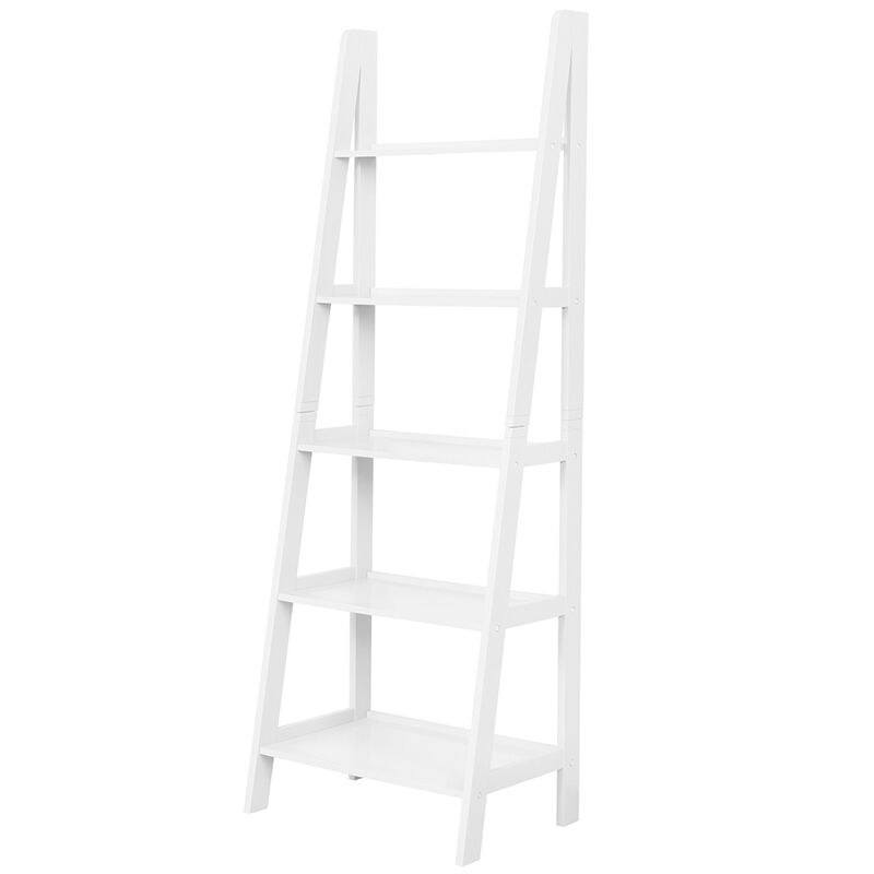Rossland 72" Ladder Shelf - White, , hires