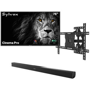 Sylvox - Cinema Pro 75" Class Full Sun 4K UHD QLED Smart Google Outdoor TV, , hires