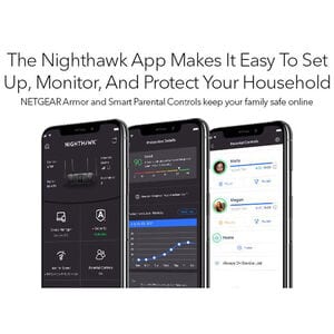 Netgear 4-Stream Dual-Band WiFi 6 Router, 1.8Gbps, , hires