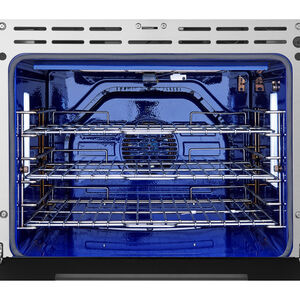 SKS 48 in. 7.9 cu. ft. Smart Standard Convection Double Oven Gas Range with 6 Sealed Burners & Griddle - Stainless Steel, , hires
