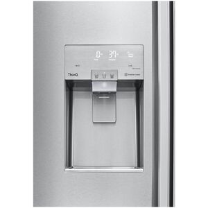 LG SIGNATURE 42 in. 25.6 cu. ft. Built-In Smart Counter Depth Side-by-Side Refrigerator with Ice & Water Dispenser - Stainless Steel, , hires