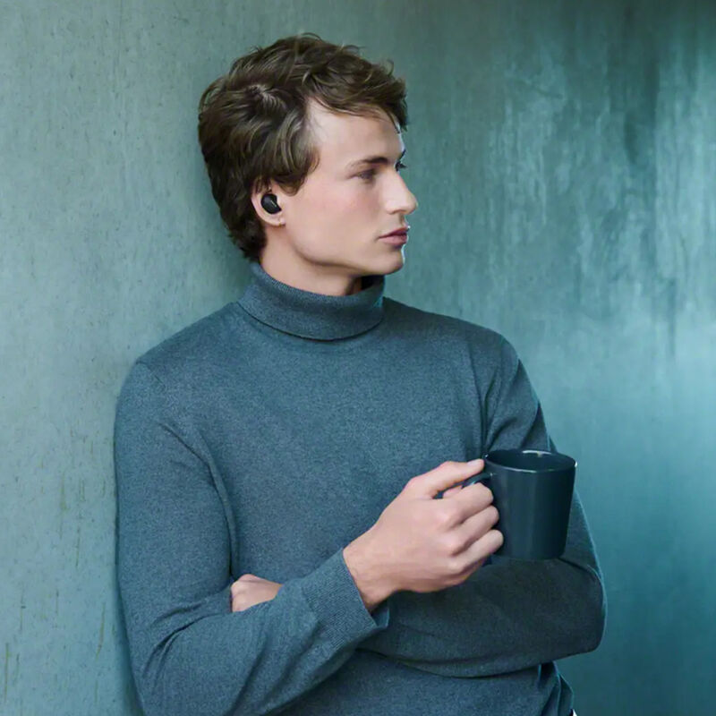 Sony True Wireless Noise Cancelling Earbuds - Black, , hires