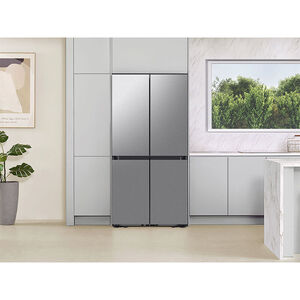 Samsung Bespoke 36 in. 28.6 cu. ft. Smart 4-Door French Door Refrigerator with Internal Water Dispenser - Fingerprint Resistant Stainless, Fingerprint Resistant Stainless, hires