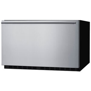 Summit 30 in. 2.5 cu. ft. Outdoor Single Refrigerator Drawer - Stainless Steel/Panel Ready, , hires