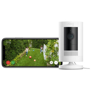 Ring Wired Stick Up Indoor/Outdoor 1080p Security Camera - White, , hires