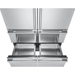 Signature Kitchen Suite 48 in. 26 cu. ft. Built-In Smart Counter Depth 6-Door French Door Refrigerator with Internal Water Dispenser - Custom Panel Ready, , hires