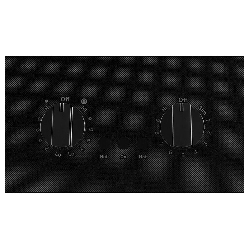 GE 21 in. 2-Burner Electric Cooktop with Simmer Burner - Black, , hires