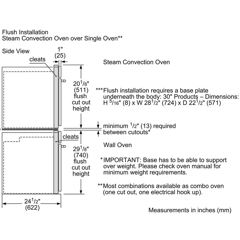 Bosch 500 Series 30 in. 4.6 cu. ft. Electric Wall Oven with Self Clean