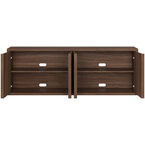 Preston & Cole Adaline 68" Wide TV Stand for TVs up to 75" - Satin Walnut, , hires