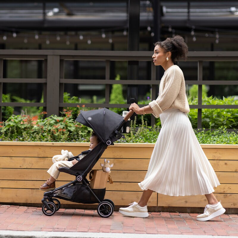 Evenflo Hummingbird Ultra-Lightweight Carbon Fiber Stroller - Crest Gray, , hires