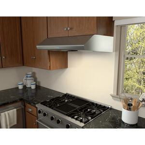 Zephyr 36 in. Standard Style Range Hood with 3 Speed Settings, 695 CFM & 2 LED Light - Stainless Steel, , hires