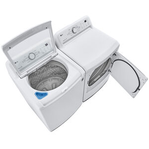 LG 27 in. 4.5 cu. ft. Top Load Washer with TurboDrum Technology - White, , hires