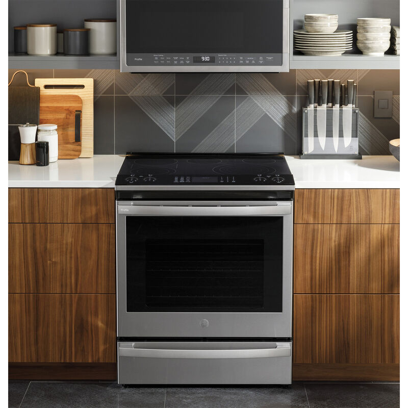 GE 30 Stainless Steel Convection Electric Range with Air Fry