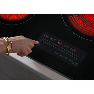 LG 36 in. 5-Burner Smart Electric Cooktop with Simmer Burner & Power Burner - Black, , hires