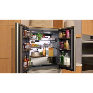 LG Signature 36 in. 21.7 cu. ft. Smart Counter Depth 4-Door French Door Refrigerator with Ice & Water Dispenser - PrintProof Stainless Steel, , hires